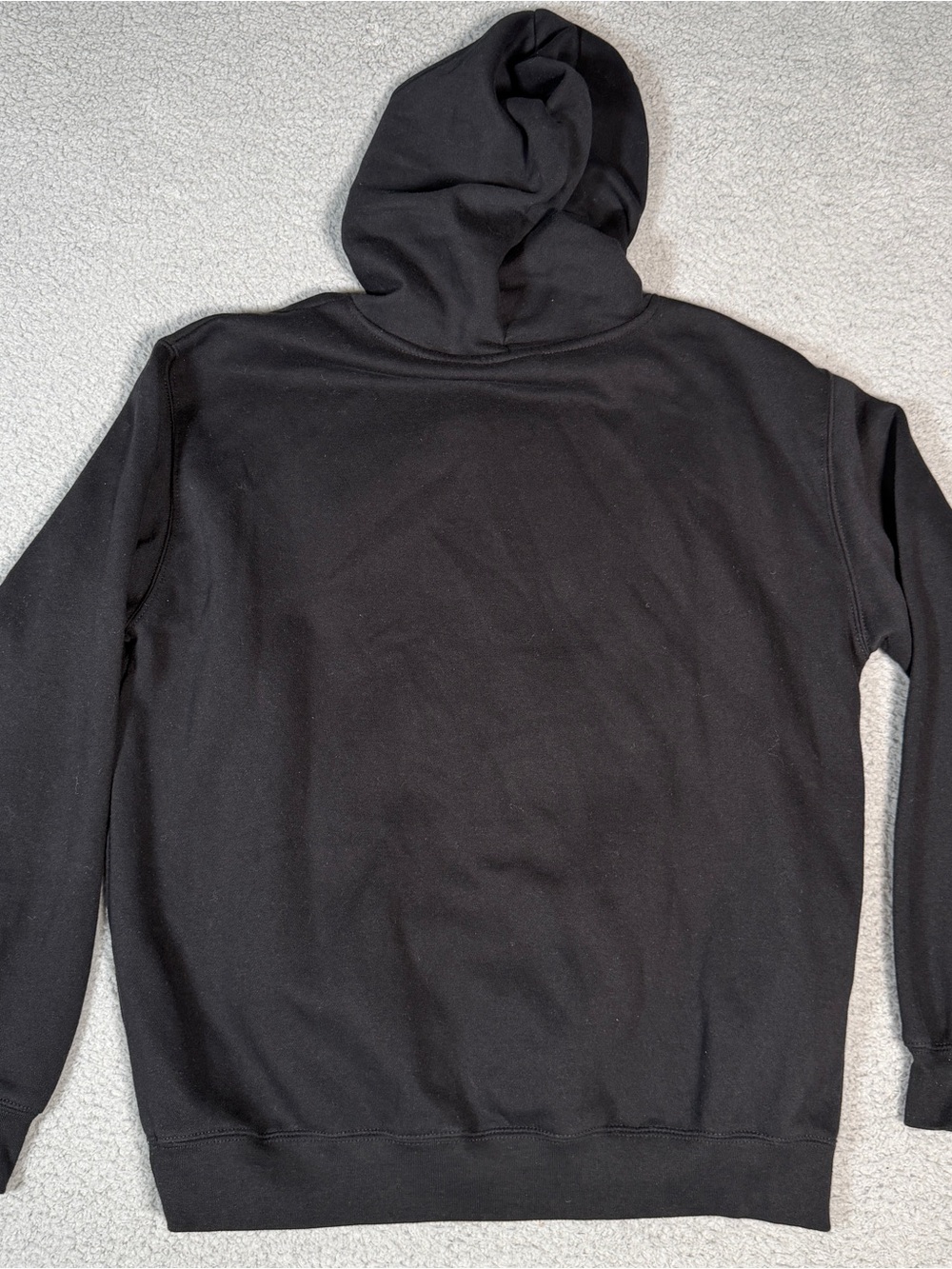 Peanuts Snoopy embroidered black hoodie sweatshirt XL classic - Picture 10 of 10